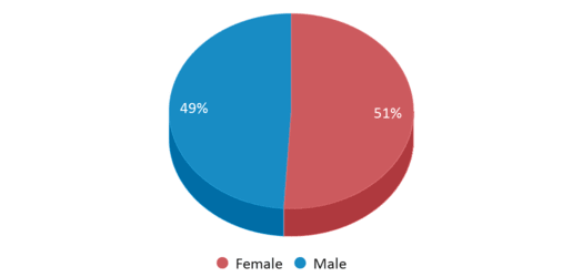 This chart displays gender of Fillmore Senior High School This chart displays gender of Fillmore Senior High School