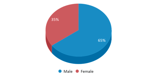 This chart displays gender of Sierra High School This chart displays gender of Sierra High School