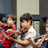 Desert Vista Elementary School Photo #4 - Students playing violin