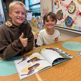 Quartz Hill Elementary School Photo #2 - Big kids, little readers, BIG smiles. Our 5th graders loved spending time reading with their Kindergarten buddies.