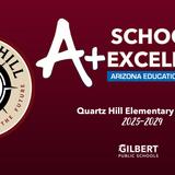 Quartz Hill Elementary School Photo #1 - We're proud to be recognized as an A+ School of Excellence by the Arizona Education Foundation.