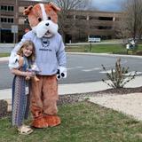 Insight Pa Cyber Charter School Photo #8 - Our mascot Barkley the Bulldog with one of our Elementary students.