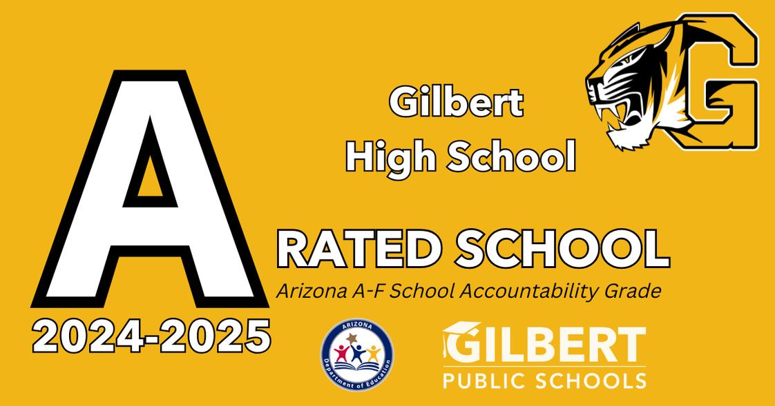 Gilbert High School Photo #1 - We're proud to be recognized as an A Rated school by the Arizona Department of Education.