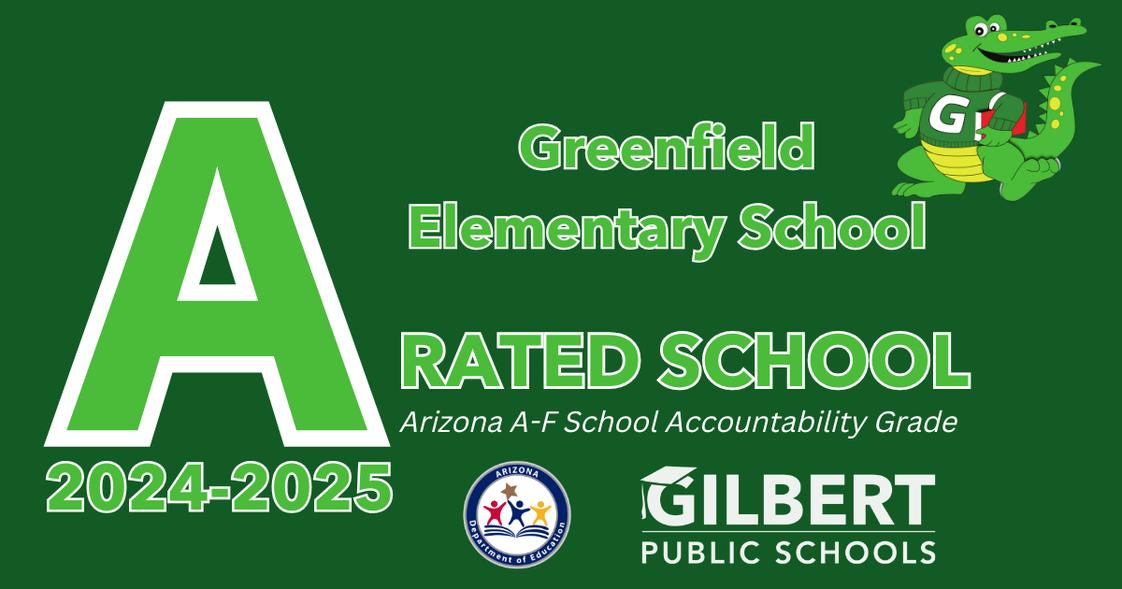 Greenfield Elementary School Photo #1 - We're proud to be recognized as an A Rated school by the Arizona Department of Education.