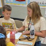 Ashland Ranch Elementary School Photo #2 - Ashland Ranch Elementary student buddies work together.