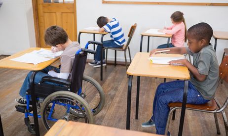disabled children in the classroom